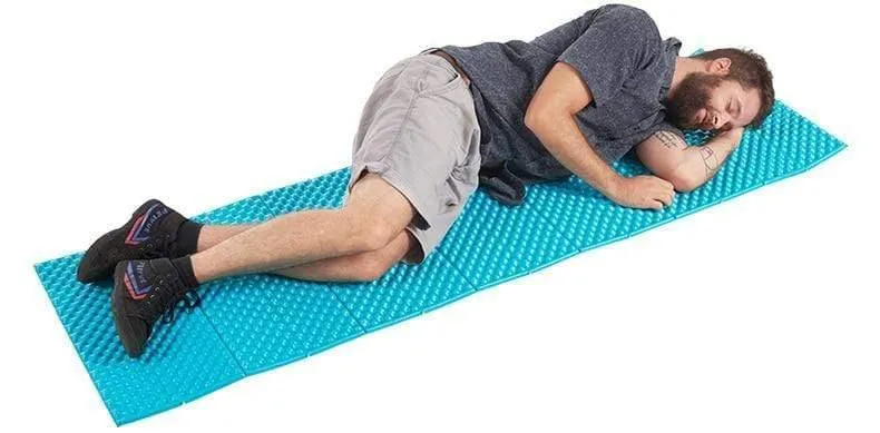 Ultraleichte, zusammenklappbare Outdoor-Schaum-Camping-Zelt-Matratze, Strand-Picknick-Wander-Schlafmatte, Rucksack-Schlafunterlage