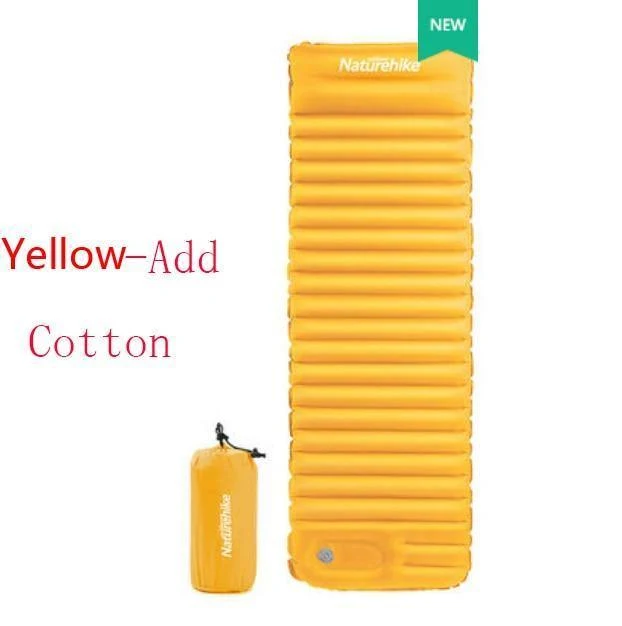 Outdoor Push Aufblasbare Isomatte Zelt Outdoor Umschlag Wasserdichte Isomatte Picknick Klappmatratze NH18Q001-D