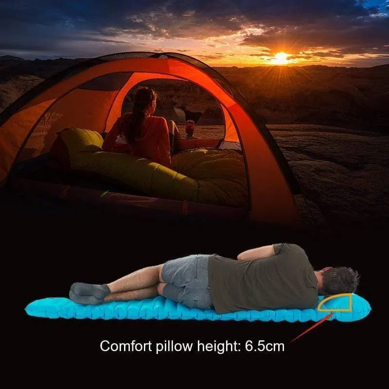 Outdoor Push Aufblasbare Isomatte Zelt Outdoor Umschlag Wasserdichte Isomatte Picknick Klappmatratze NH18Q001-D