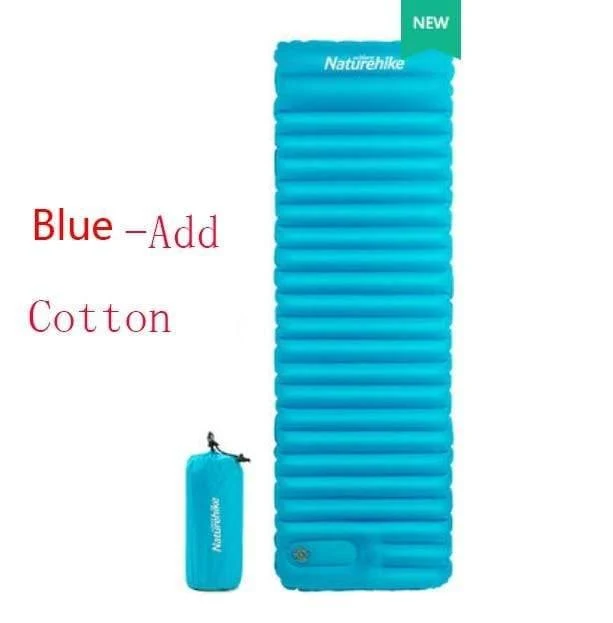 Outdoor Push Aufblasbare Isomatte Zelt Outdoor Umschlag Wasserdichte Isomatte Picknick Klappmatratze NH18Q001-D