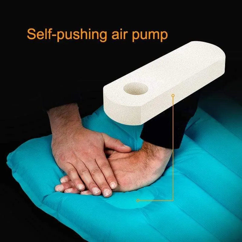 Outdoor Push Aufblasbare Isomatte Zelt Outdoor Umschlag Wasserdichte Isomatte Picknick Klappmatratze NH18Q001-D