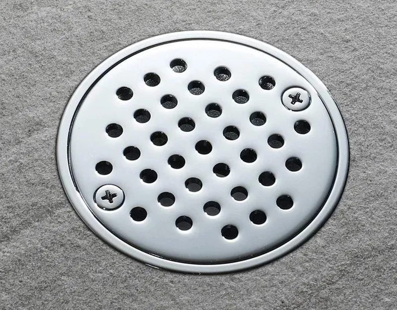 Runder Abfall-Bodenablauf aus antikem Messing für Dusche, quadratischer Badezimmer-Bodenablauf, Badezimmer-Duschbodenablauf Y38096 (Y38096)