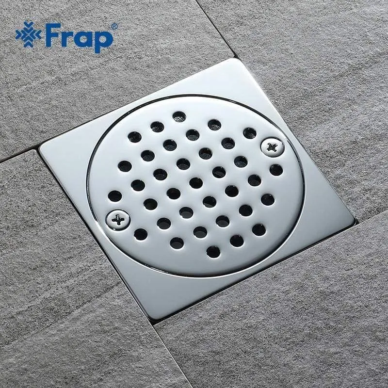 Bad Küche Balkon Dusche Bodenabläufe 9 * 9cm Abfallrost Quadrat Boden Duschablauf Abfallrostablauf Y38098 (Y38098)