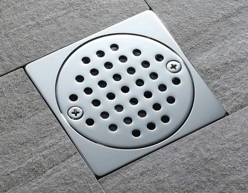 Bad Küche Balkon Dusche Bodenabläufe 9 * 9cm Abfallrost Quadrat Boden Duschablauf Abfallrostablauf Y38098 (Y38098)