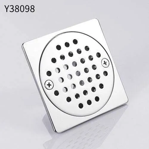 Bad Küche Balkon Dusche Bodenabläufe 9 * 9cm Abfallrost Quadrat Boden Duschablauf Abfallrostablauf Y38098 (Y38098)