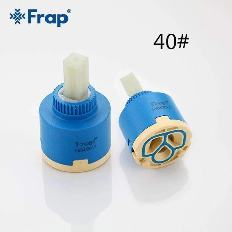 10pcs 40mm Keramikkartusche für Wasserhahnmischer Low Torque Spindel Free Rotation Flat Base Küchenarmatur Zubehör F50