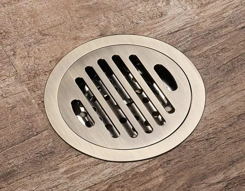 Anti-Geruch Badewanne Duschablauf Boden 10cm Edelstahl Rundboden Duschablauf Abfall Rostablauf Y38089 (Y38089)