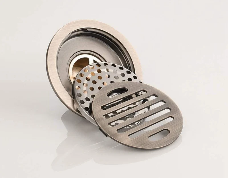 Anti-Geruch Badewanne Duschablauf Boden 10cm Edelstahl Rundboden Duschablauf Abfall Rostablauf Y38089 (Y38089)