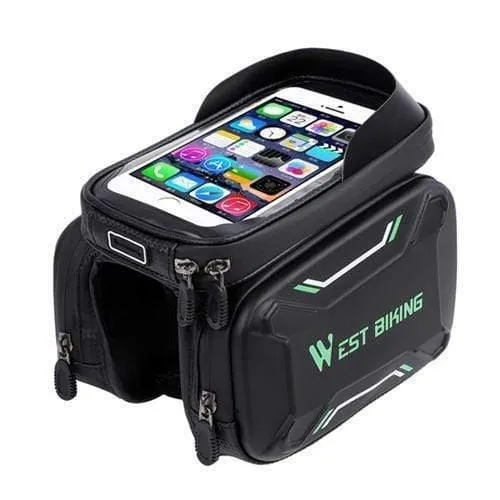 Fahrradtaschen Frontrahmen Hochwertige MTB Fahrradtasche Fahrradzubehör Wasserdichte Screen Touch Top Tube Handytasche