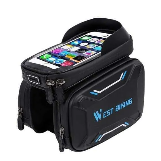 Fahrradtaschen Frontrahmen Hochwertige MTB Fahrradtasche Fahrradzubehör Wasserdichte Screen Touch Top Tube Handytasche