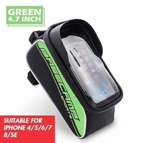 Fahrradtasche Regendichte Tasche für Fahrrad-Vorderrohr-Fahrradtasche Telefonkastenrahmen Fahrradtasche MTB Pannier Fahrradzubehör