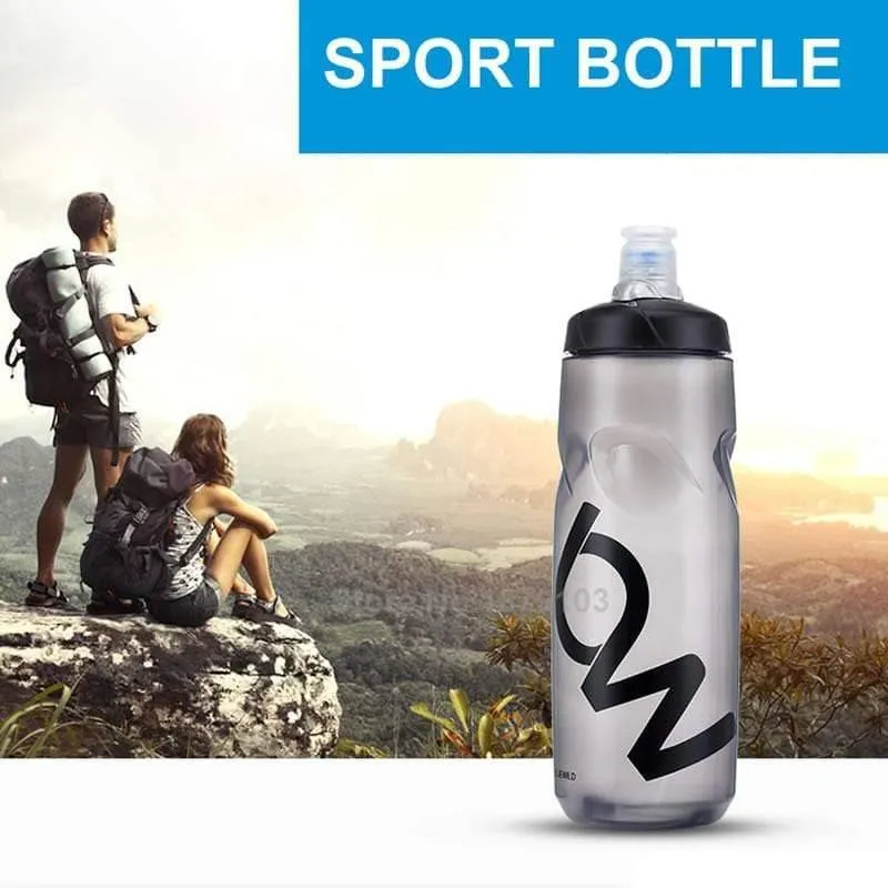 Wasserflasche MTB Radfahren Camping Radfahren Fahrrad Kunststoff Glaskolben Outdoor Bike Wasserkocher Reiten Tasse 620/750ml Dropshipping