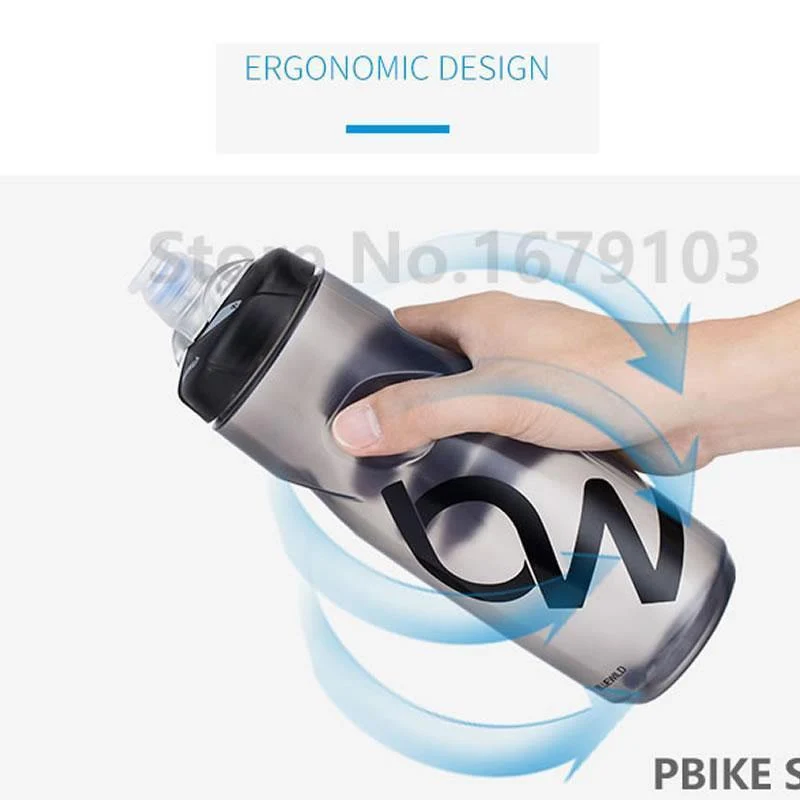 Wasserflasche MTB Radfahren Camping Radfahren Fahrrad Kunststoff Glaskolben Outdoor Bike Wasserkocher Reiten Tasse 620/750ml Dropshipping