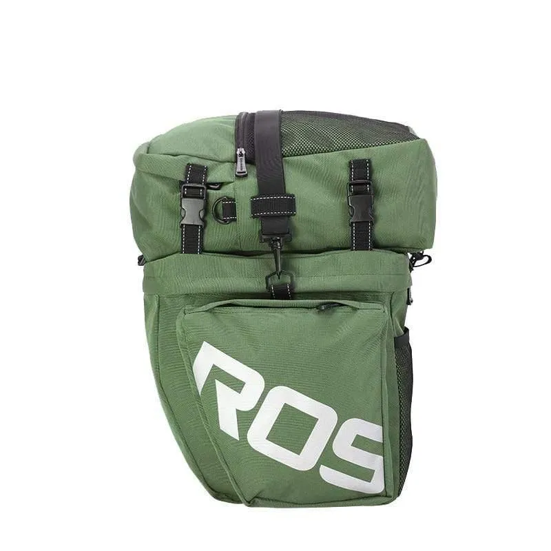 Mountain Road Fahrrad 3 in 1 Kofferraumtaschen Radfahren Doppelseite Gepäckträger Rücksitz Gepäckträger