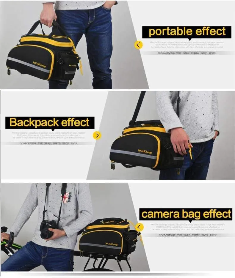 Wasserdichte Fahrradtasche 35L Multifunktions Tragbare Radfahren Rücksitz Rückentasche Fahrradtasche Schulter Handtasche Zubehör