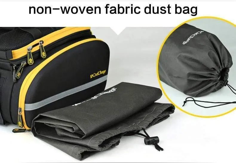 Wasserdichte Fahrradtasche 35L Multifunktions Tragbare Radfahren Rücksitz Rückentasche Fahrradtasche Schulter Handtasche Zubehör