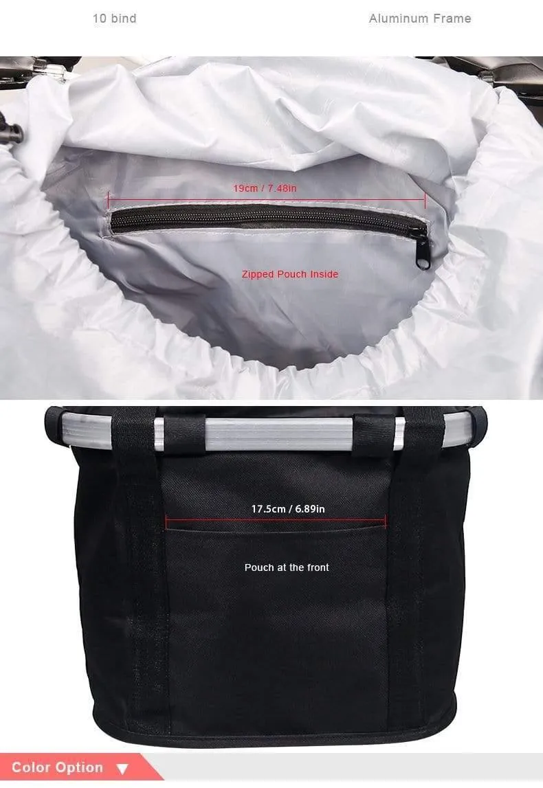 Fahrradkorb Lenker Fahrradtasche Fahrradträger Fahrradreithülle Fahrradfahren Vordere Gepäcktasche 3.0KG Load