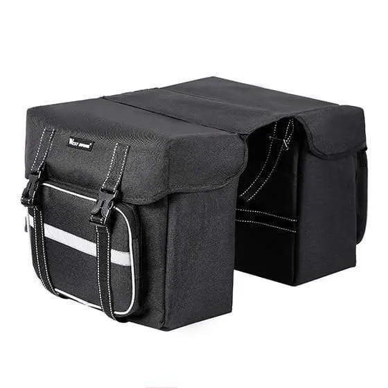 25L Fahrradtaschen Radfahren Hinten Doppelseite Reisetasche Schwanz Sitztasche Fahrrad Gepäckträger Fahrradträger Kofferraumtasche