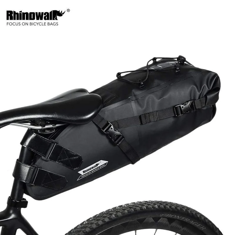 10L Volle Wasserdichte Fahrradsatteltasche Rennrad Mountainbike Radfahren Gepäckträger Gepäcktasche Fahrradzubehör Neu