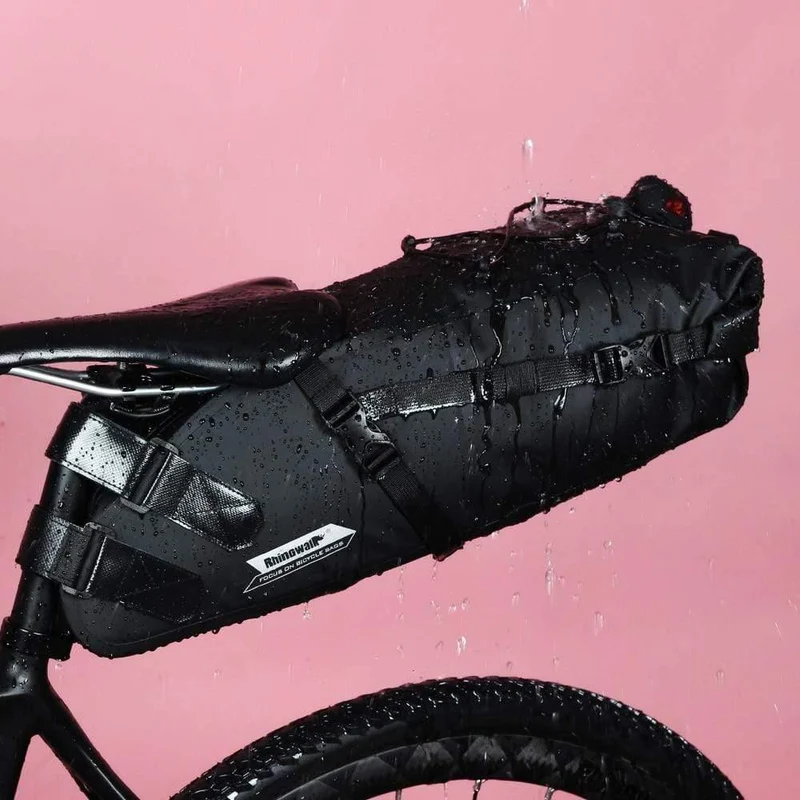 10L Volle Wasserdichte Fahrradsatteltasche Rennrad Mountainbike Radfahren Gepäckträger Gepäcktasche Fahrradzubehör Neu