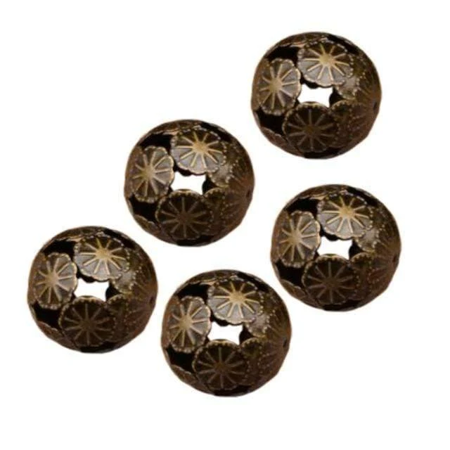 200piece 20mm Gold Rhodium Plated Spacer Beads Schmuck Spacer Erkenntnisse für die Schmuckherstellung CATJ-005