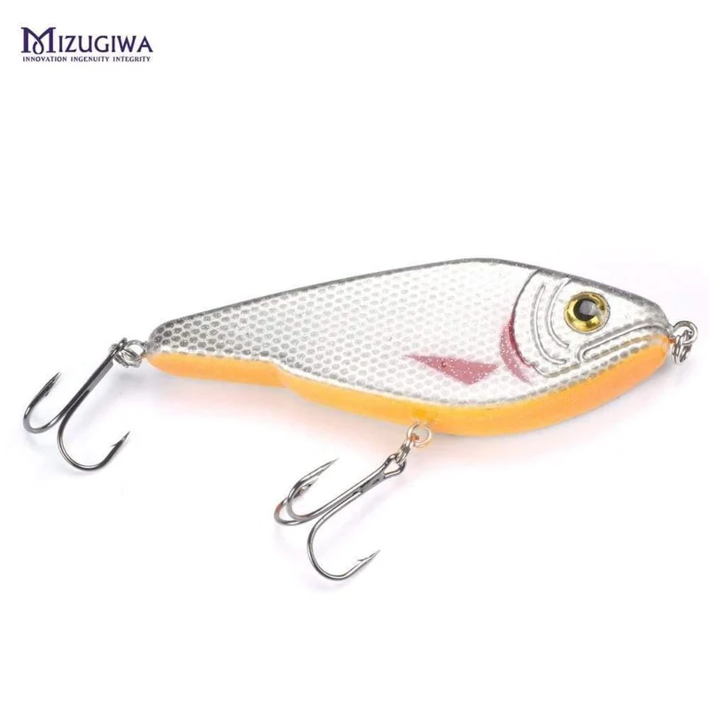 Angelgerät Hecht LUNDBERG STALKER JERKBAIT MUSKY MUSKIE PIKE BASS Köder 120 mm 50 g 3D-Augen langsam sinkend Dauer