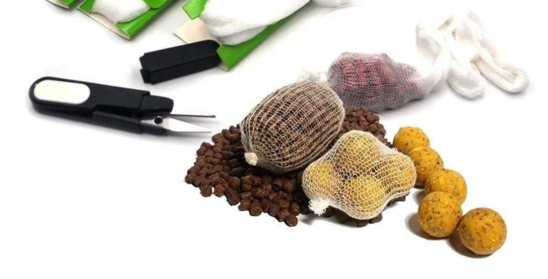 4Pcs 37mm * 5m & 25mm * 5m PVA Refill Mesh Karpfen Angeln Mesh köder Halten Tasche Großhandel Dropshipping Angelgerät Zubehör