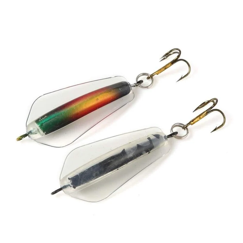 5 teile/paket 12.5g 5cm günstige winter eis angeln lockt multi-farbe schnell sinkende blei rohr kunststoff wobbler eis fisch köder