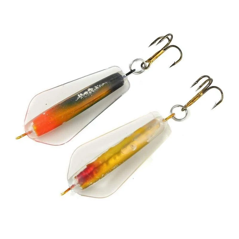 5 teile/paket 12.5g 5cm günstige winter eis angeln lockt multi-farbe schnell sinkende blei rohr kunststoff wobbler eis fisch köder