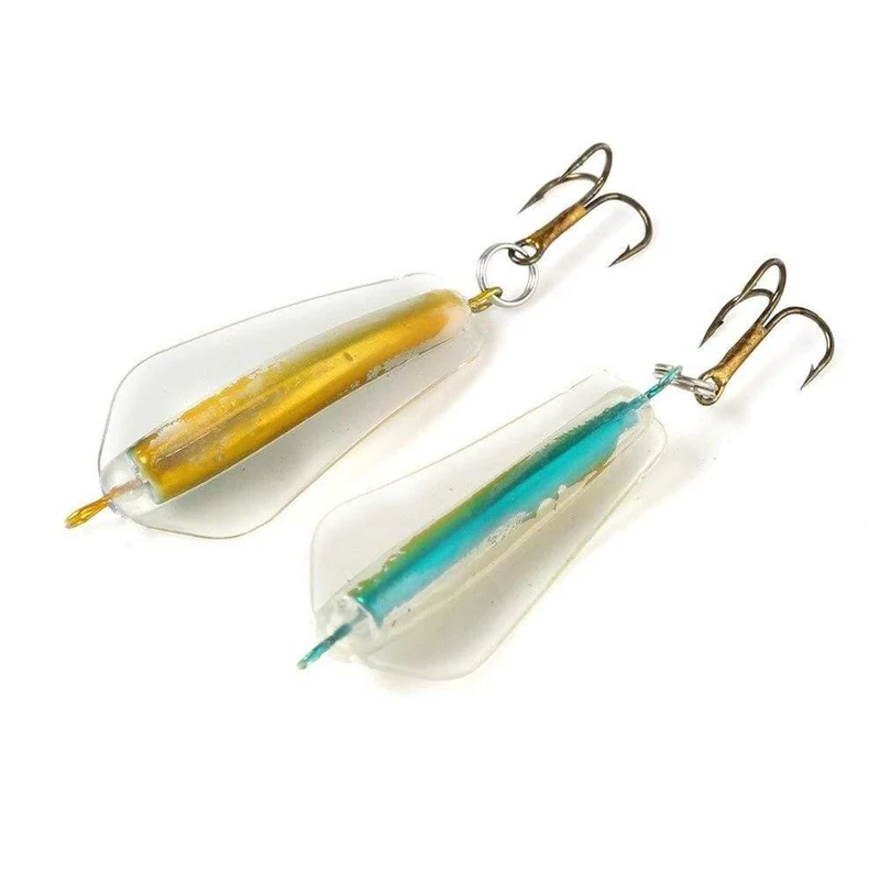 5 teile/paket 12.5g 5cm günstige winter eis angeln lockt multi-farbe schnell sinkende blei rohr kunststoff wobbler eis fisch köder