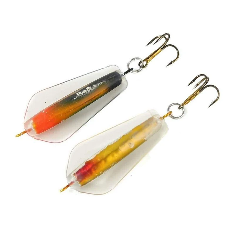 5 teile/paket 12.5g 5cm günstige winter eis angeln lockt multi-farbe schnell sinkende blei rohr kunststoff wobbler eis fisch köder
