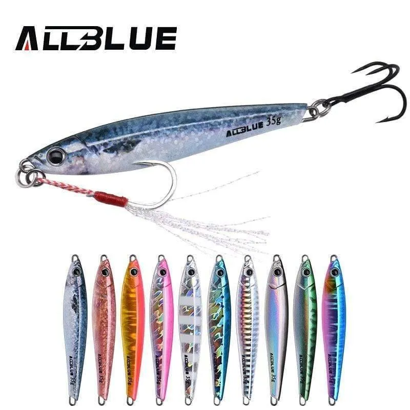 Metall-Jigging-Löffel, 35 g, 3D-Druck, Laser, künstlicher Köder, Shore-Angeln, Casting, Jig-Köder, superhartes Blei, Fisch-Angelköder
