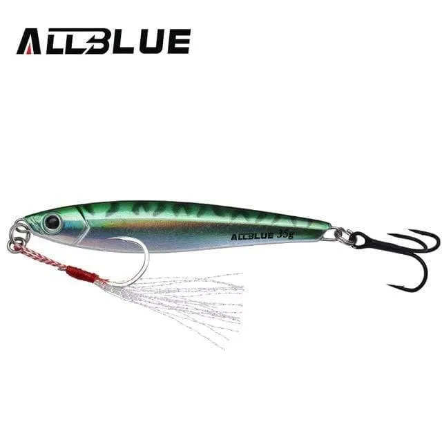 Metall-Jigging-Löffel, 35 g, 3D-Druck, Laser, künstlicher Köder, Shore-Angeln, Casting, Jig-Köder, superhartes Blei, Fisch-Angelköder