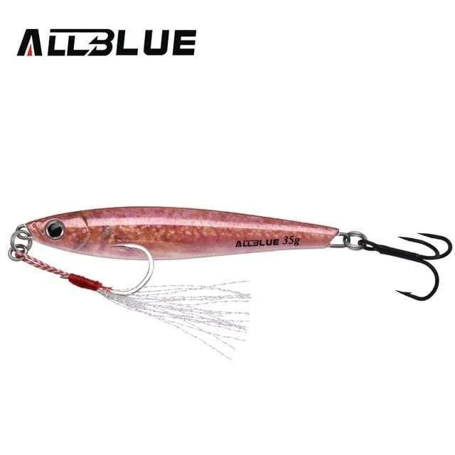 Metall-Jigging-Löffel, 35 g, 3D-Druck, Laser, künstlicher Köder, Shore-Angeln, Casting, Jig-Köder, superhartes Blei, Fisch-Angelköder