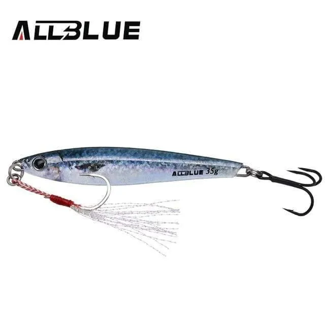 Metall-Jigging-Löffel, 35 g, 3D-Druck, Laser, künstlicher Köder, Shore-Angeln, Casting, Jig-Köder, superhartes Blei, Fisch-Angelköder