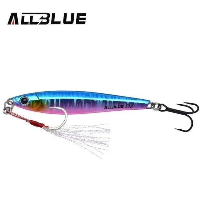 Metall-Jigging-Löffel, 35 g, 3D-Druck, Laser, künstlicher Köder, Shore-Angeln, Casting, Jig-Köder, superhartes Blei, Fisch-Angelköder