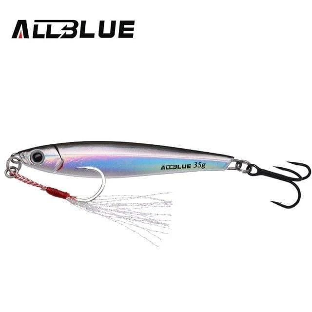 Metall-Jigging-Löffel, 35 g, 3D-Druck, Laser, künstlicher Köder, Shore-Angeln, Casting, Jig-Köder, superhartes Blei, Fisch-Angelköder