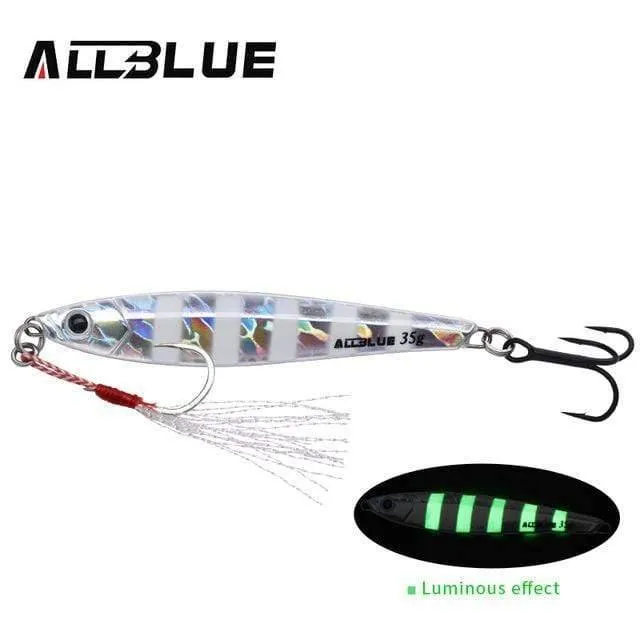 Metall-Jigging-Löffel, 35 g, 3D-Druck, Laser, künstlicher Köder, Shore-Angeln, Casting, Jig-Köder, superhartes Blei, Fisch-Angelköder