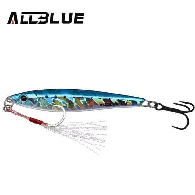 Metall-Jigging-Löffel, 35 g, 3D-Druck, Laser, künstlicher Köder, Shore-Angeln, Casting, Jig-Köder, superhartes Blei, Fisch-Angelköder