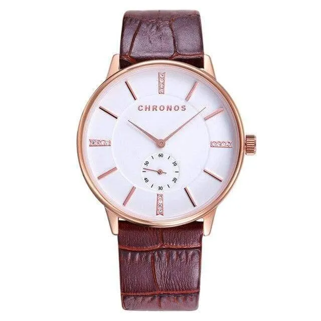 Paar Uhren Luxus Casual Quarz Armbanduhren Wasserdicht Männer & Frauen Uhren für Liebhaber Relogio Masculino Reloj Mujer