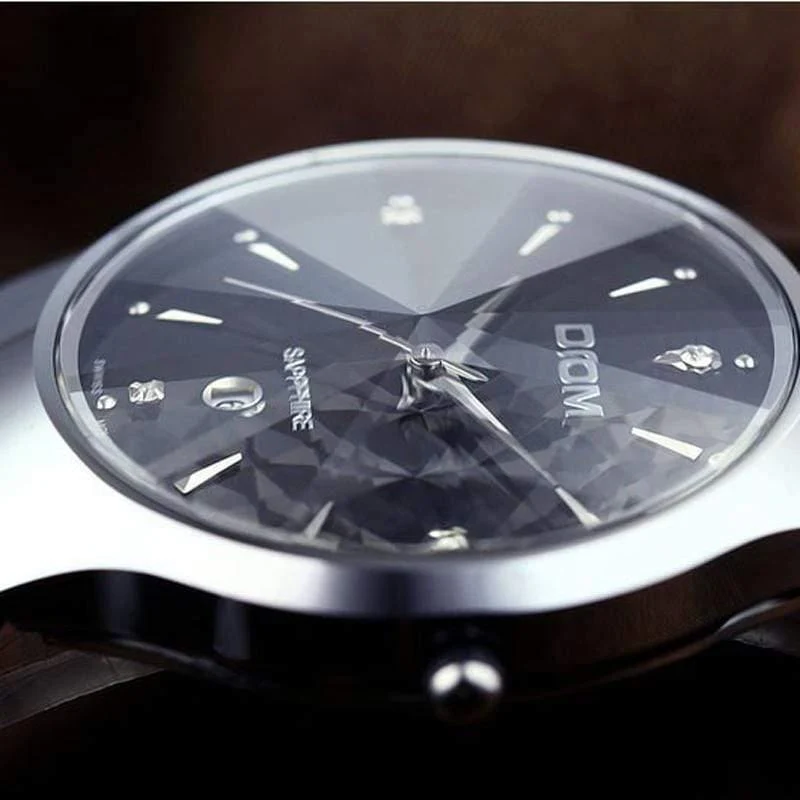 Wasserdichte Edelstahl Quarz-Armbanduhr Top-Marke Luxus-Mode für Männer Liebhaber Frauen Weibliche Paar Uhren Mode