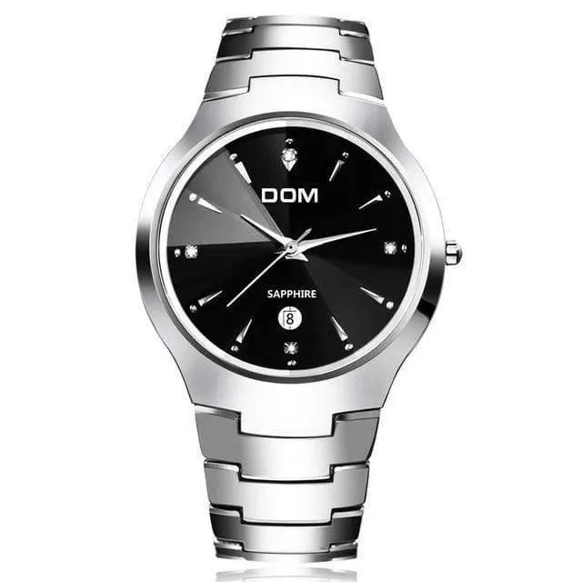 Wasserdichte Edelstahl Quarz-Armbanduhr Top-Marke Luxus-Mode für Männer Liebhaber Frauen Weibliche Paar Uhren Mode
