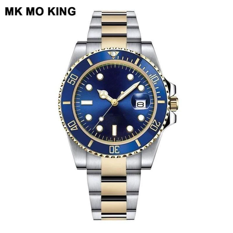 Stahl männlich 30m Rolle Sport Geschenke für Paar Herren Damen Armbanduhr Liebhaber Uhr Armband Rolexable relogio masculino