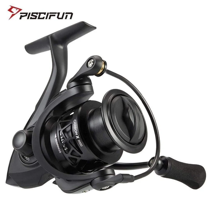 Carbon X Spinnrolle 5.2:1/6.2:1 Übersetzungsverhältnis Leicht bis 162 g 11BB 15 kg Max Drag Salzwasser Süßwasser Angelrolle