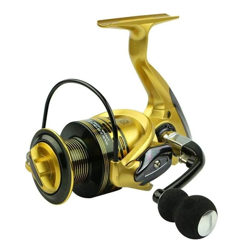 Angelrollen 13+1BB 5.5:1 Vollmetall für Fisch-Feeder-Baitcasting-Rollen, Spinnrollen für Ruten