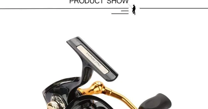Metall Angelrolle Spule Meer Spinning Reels Tiefe und Flache Spool 2000 Serie 5.2:1 9BB Drag Power 6kg Für Angeln