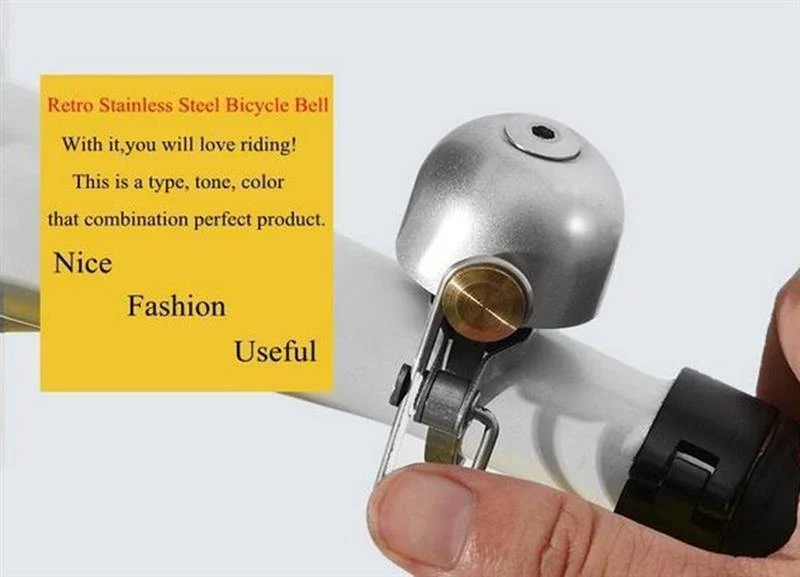 Edelstahl Fahrradklingel Fahrrad Radfahren Hörner Fahrrad Lenkerklingel Fahrrad Zubehör