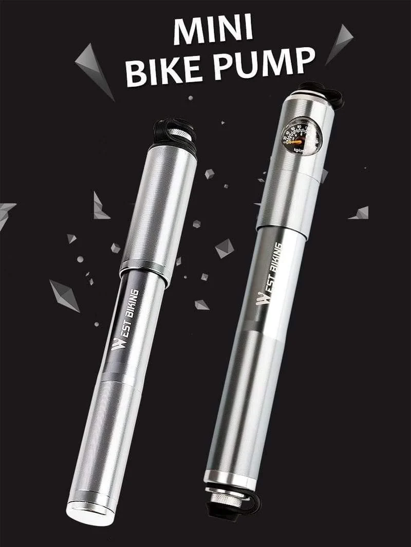 Radfahren Pumpe Schlauch Manometer Fahrrad Adapter Legierung Tragbare Reifenfüller Luft Nadel Schrader Presta Ventil Hand Fahrradpumpe