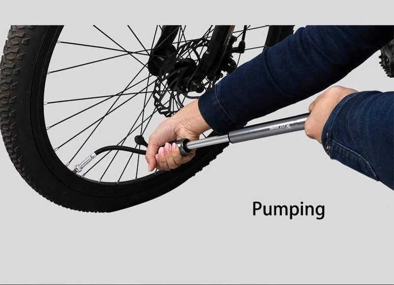 Radfahren Pumpe Schlauch Manometer Fahrrad Adapter Legierung Tragbare Reifenfüller Luft Nadel Schrader Presta Ventil Hand Fahrradpumpe