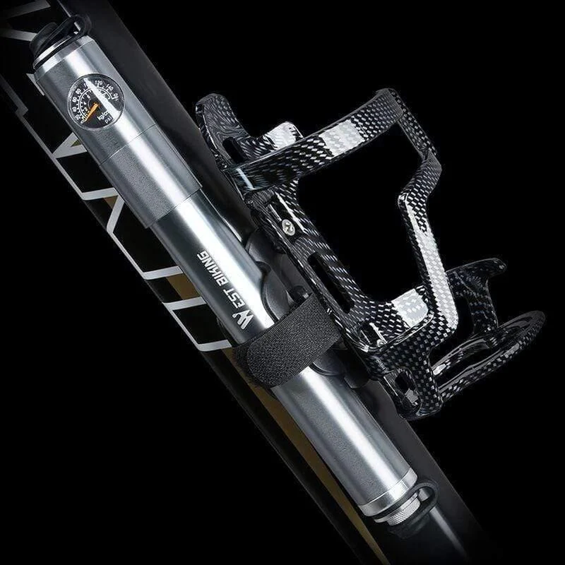 Radfahren Pumpe Schlauch Manometer Fahrrad Adapter Legierung Tragbare Reifenfüller Luft Nadel Schrader Presta Ventil Hand Fahrradpumpe
